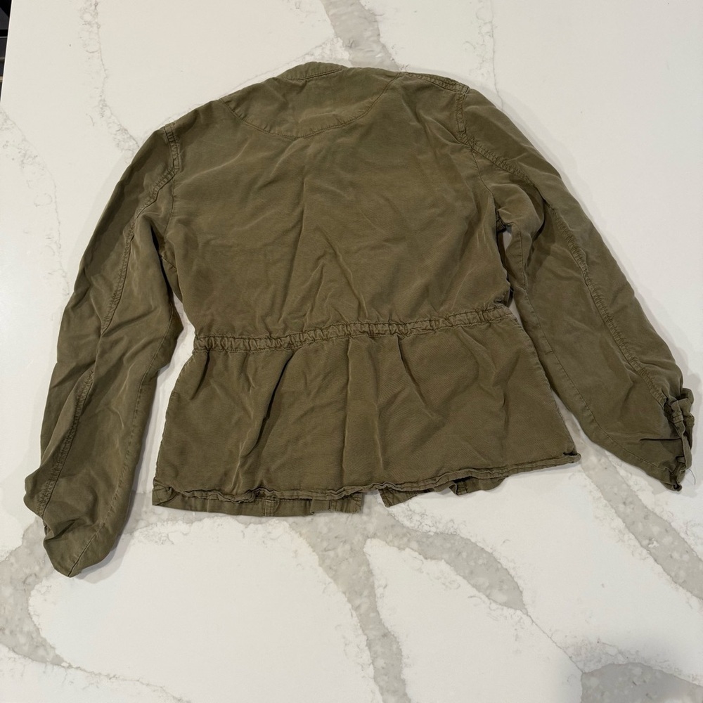 Sanctuary SnapFront Safari Cargo Jacket Womens Medium ArmyGreen Military Utility - Picture 7 of 7